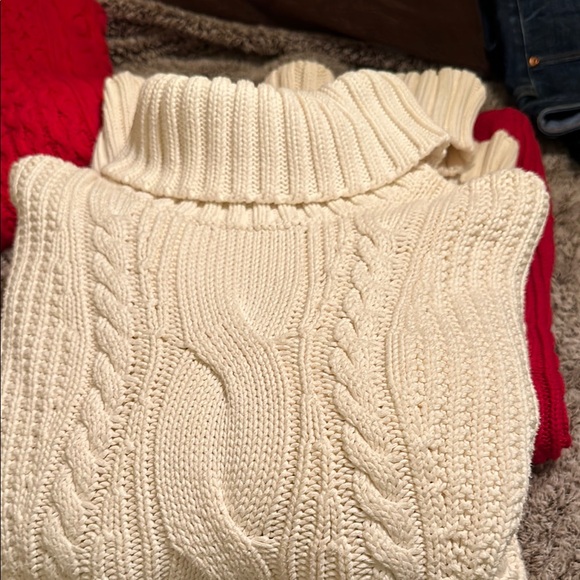 Lands End Cowl & Turtleneck Sweater - Picture 8 of 9